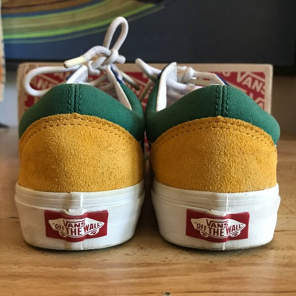 VANS OLD SKOOL SHOE YACHT CLUB SUEDE COLORBLOCK WOMENS 6 MENS 4.5 - Picture 7 of 15
